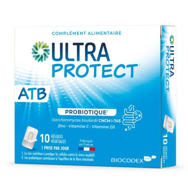Ultra Protect ATB probiotique soutien du système immunitaire (10 gélules végétales)