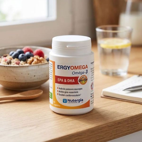 Nutergia Ergyomega Oméga-3 EPA & DHA (60 capsules)