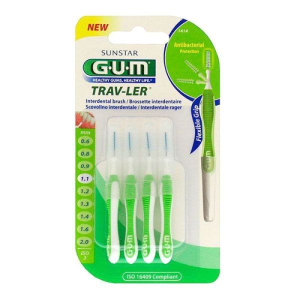 Gum Trav-Ler Brossettes interdentaires 1,1 mm (x6)