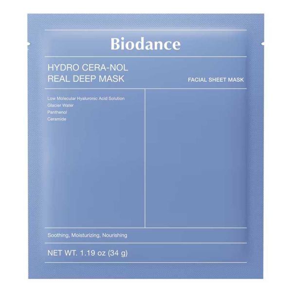 Biodance Hydro Cera Nol Real Deep Mask masque apaisant, hydratant & nourrissant (x1)