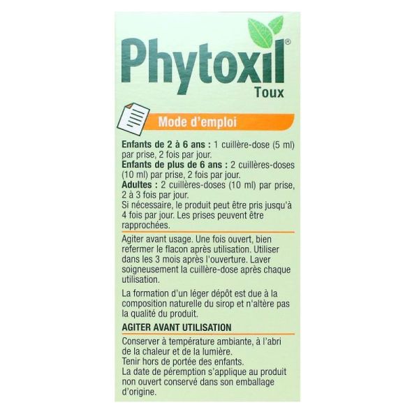 Phytoxil Sirop Toux Sèche & Grasse (94 ml)