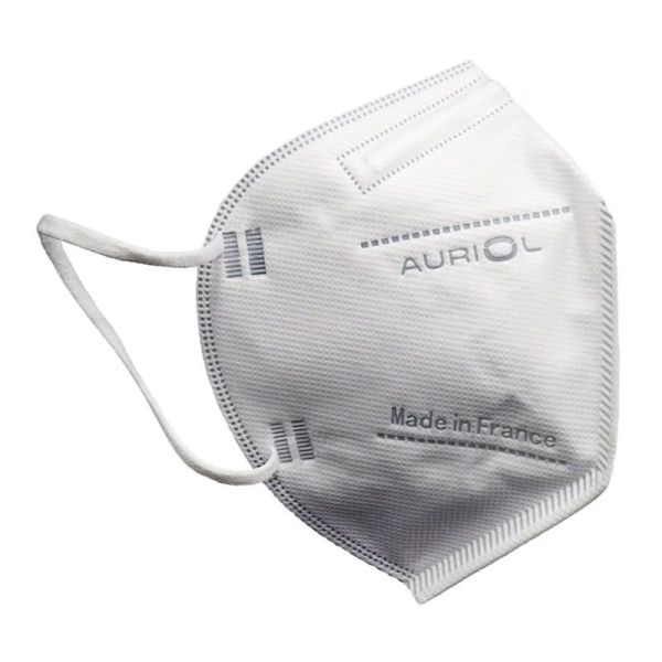 Auriol Demi-Masque Filtrant contre les particules FFP2 sans soupape (x50)