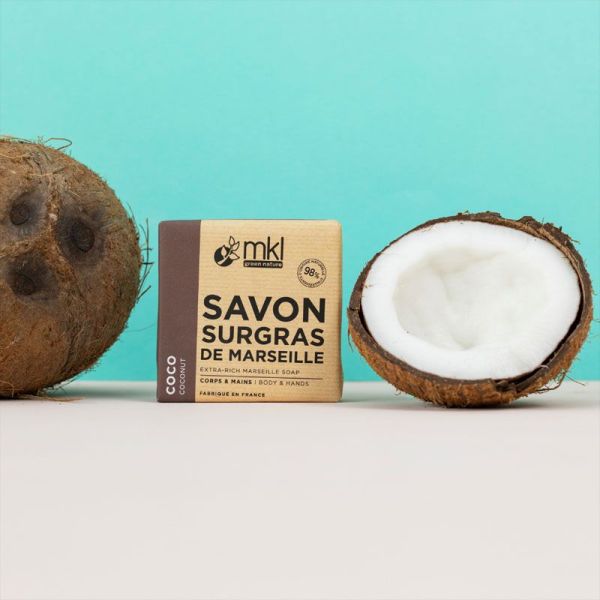 MKL Green Nature Savon de Marseille Surgras - Coco (100 g)