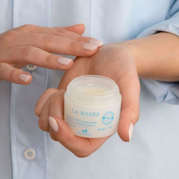 La Rosée Baume SOS Réparateur  aux cires et huiles végétales multi-usage (20 g)
