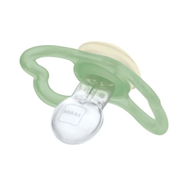 MAM Sucette Silicone Perfect 18+ mois Nuit (lot de 2, référence 38)