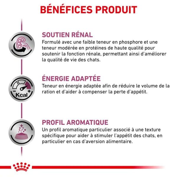 Renal with beef Aliment diététique complet pour chats adultes (12 x 85 g)