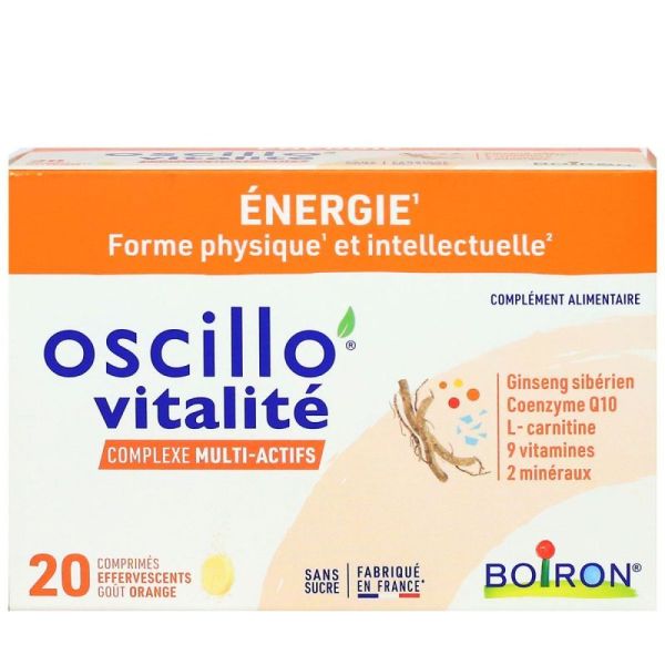 Oscillo' Vitalité complexe multi-actifs forme physique & intellectuelle (20 comprimés)