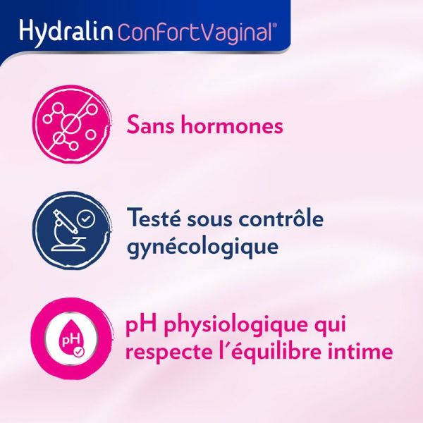 Hydralin ConfortVaginal Gel vaginal hydratation & confort avec applicateur (30 ml)