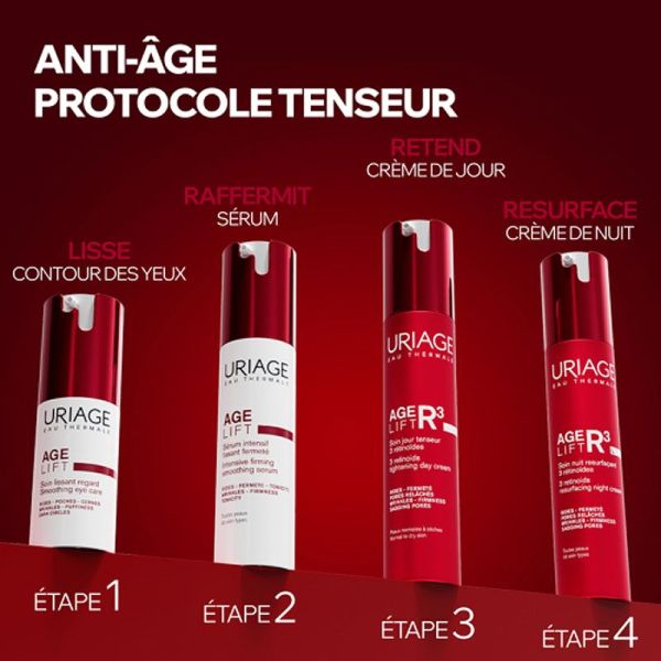 Uriage Age Lift R3 Soin jour tenseur 3 rétinoïdes (40 ml)