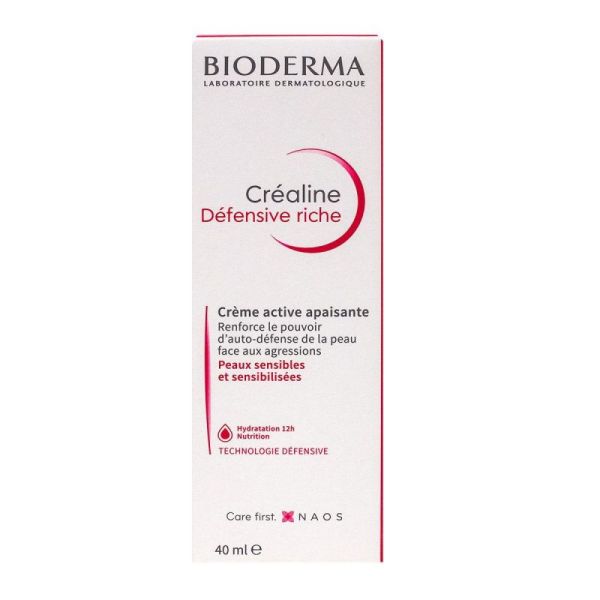 Crealine Défensive crème active apaisante Riche 40Ml