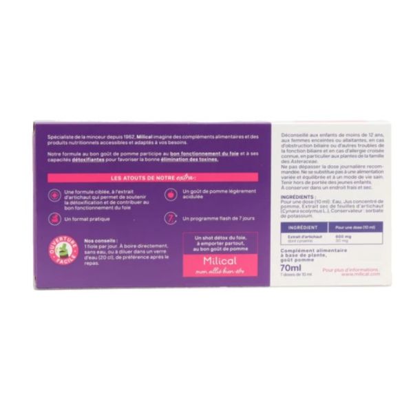 Extra Artichaut Détox Goût Pomme (7 shots x 10ml)