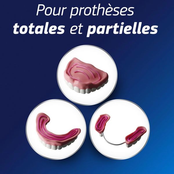 Fixodent Pro Plus crème adhésive Barrière Anti-particules goût neutre (57 g)