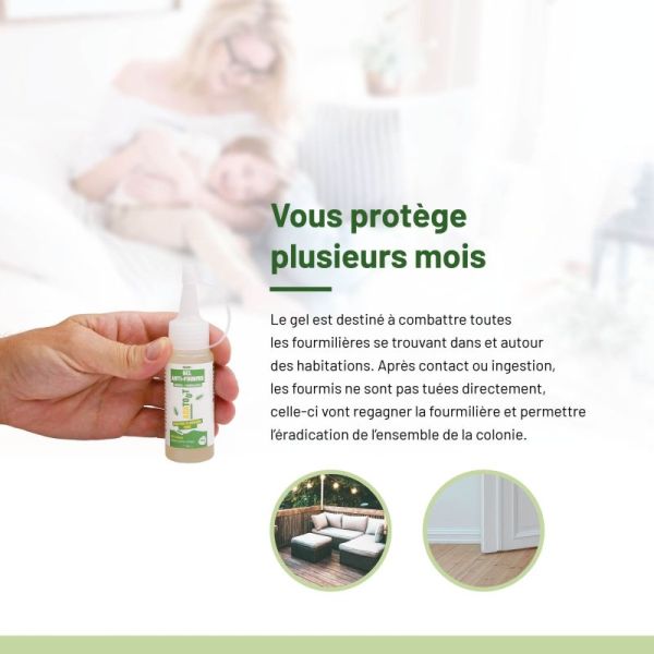 Abatout Fourmi Gel Anti-Fourmis & Fourmillières (50 ml)