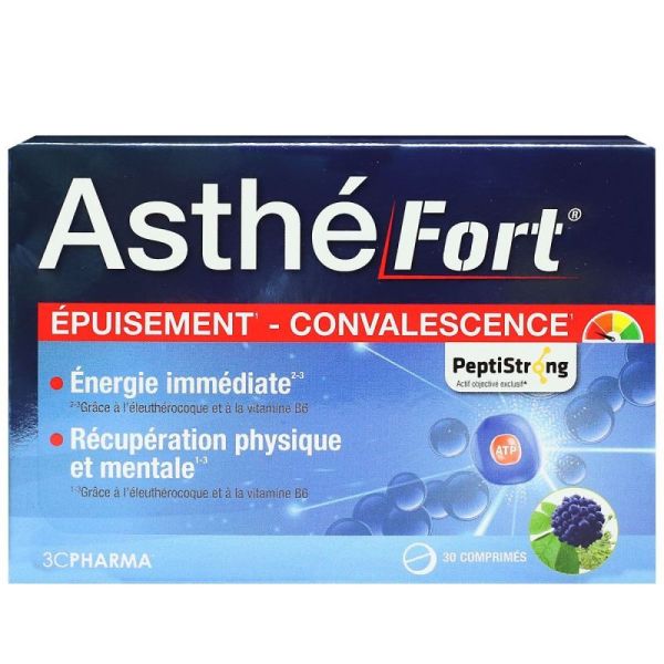 3CPHARMA Asthé Fort Épuisement - Convalescence Comprimés