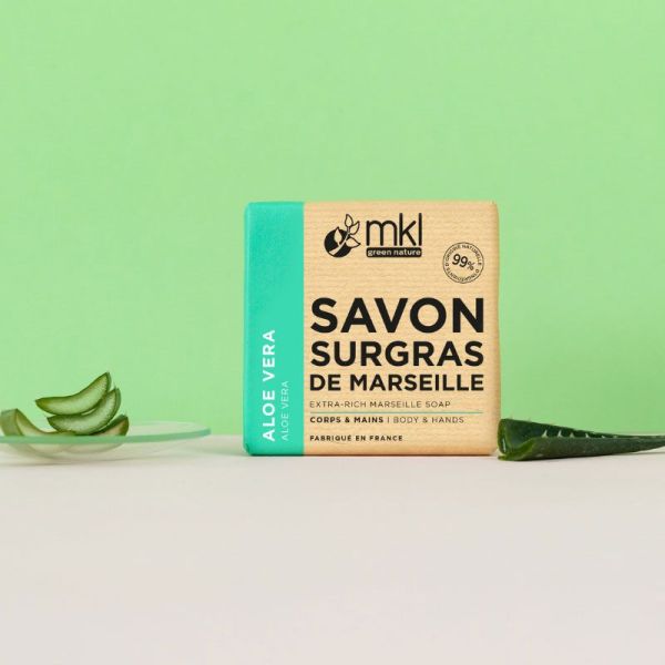 MKL Green Nature Savon de Marseille Surgras - Aloe Vera (100 g)