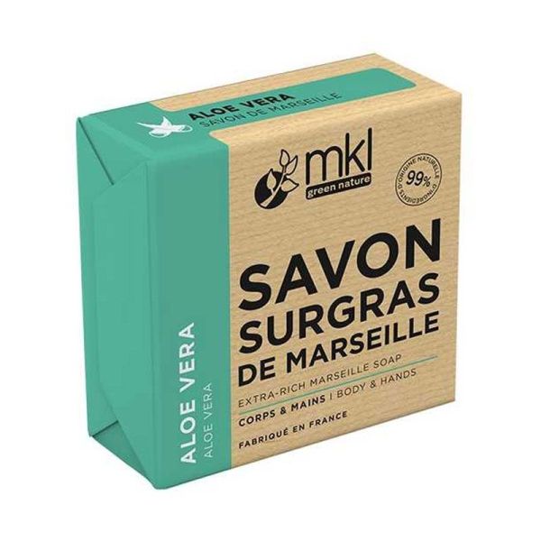 MKL Green Nature Savon de Marseille Surgras - Aloe Vera (100 g)