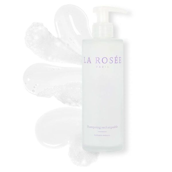 La Rosée Flacon de shampoing en verre rechargeable (200 ml)