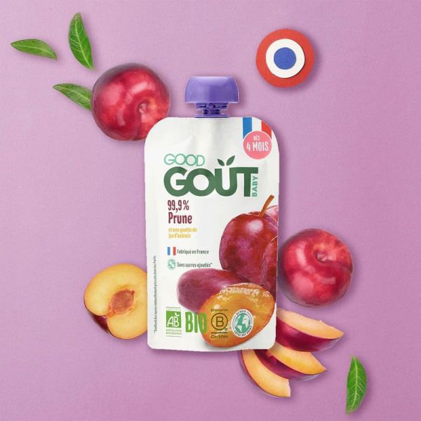 Good Goût Baby Purée bio Prune bébé dès 4 mois (120 g)