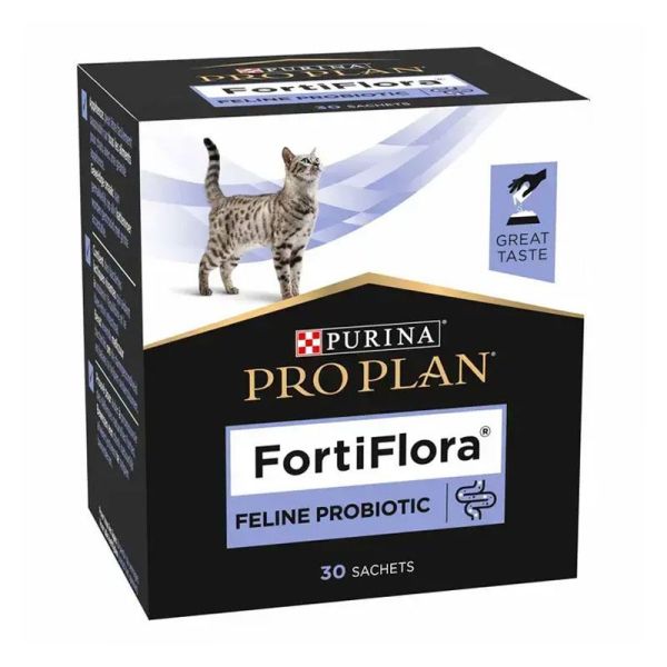 Pro Plan Feline Fortiflora - supplément probiotique pour chat et chatons (30 x 1 g)