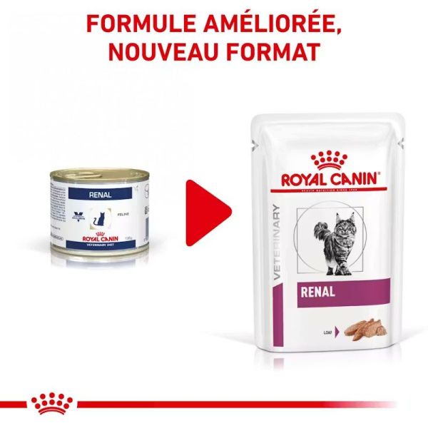 Renal with chicken mousse au poulet pour chat (12 x 85 g)