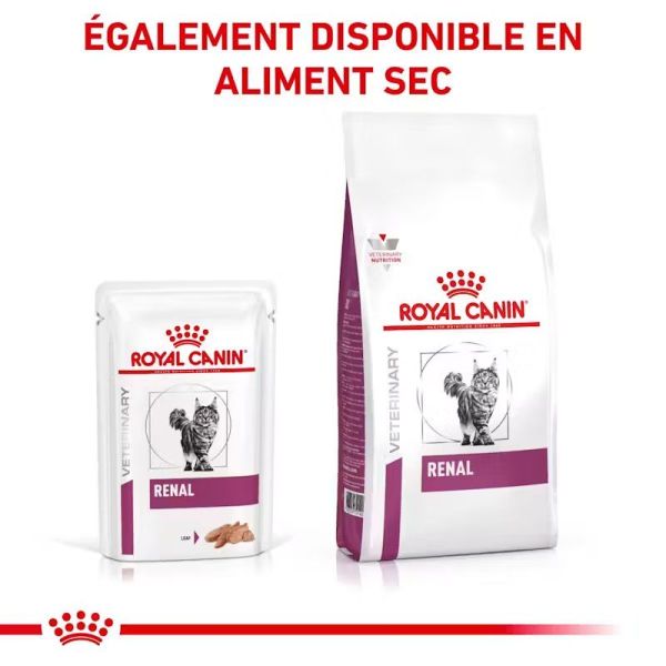 Renal with chicken mousse au poulet pour chat (12 x 85 g)
