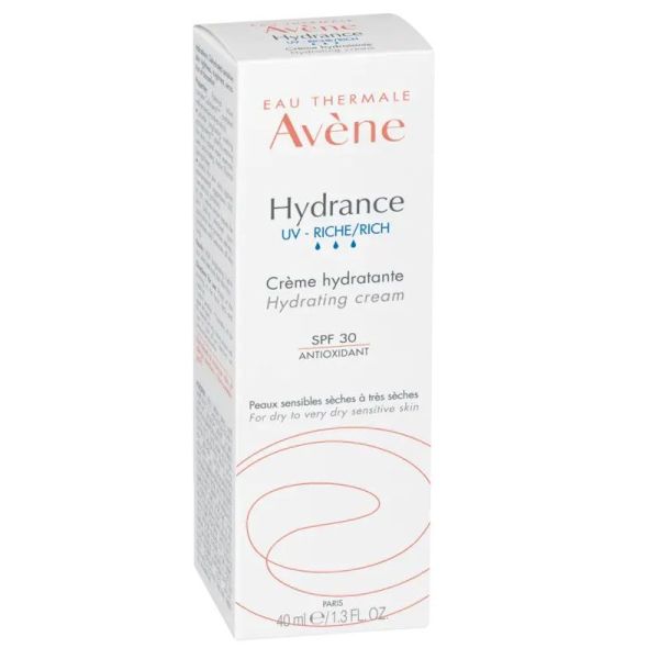 Avène Hydrance UV Riche Crème hydratante peaux sensibles à très sèches (40 ml)