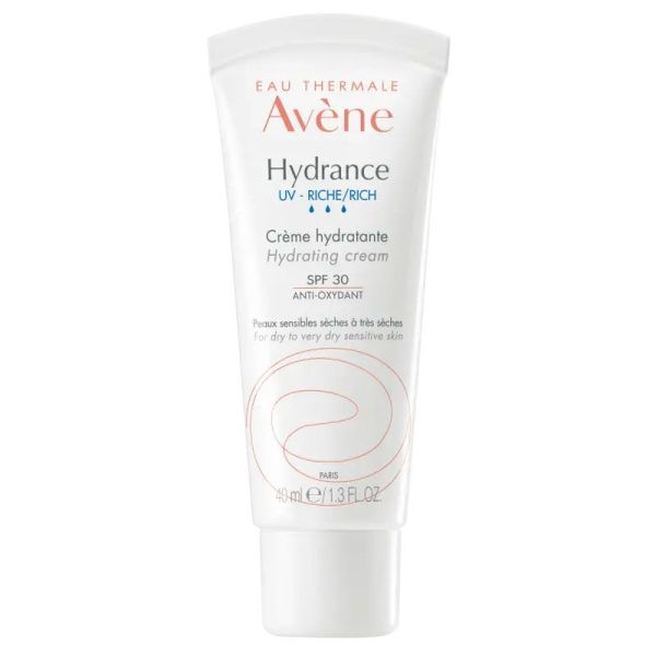 Avène Hydrance UV Riche Crème hydratante peaux sensibles à très sèches (40 ml)