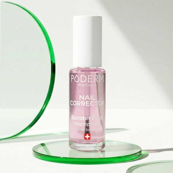 Poderm Professionnal Nail Corrector Vernis Booster d'Eclat Biopeptides (8Ml)