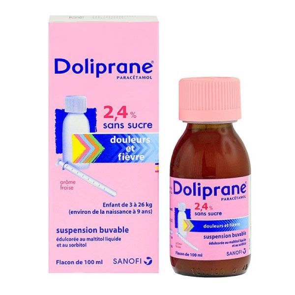 DOLIPRANE 2,4% Solution buvable enfant