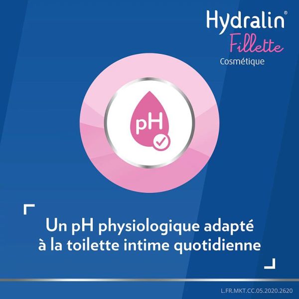Hydralin Fillette hygiène intime des plus petites à l'extrait de lotus (150 ml)