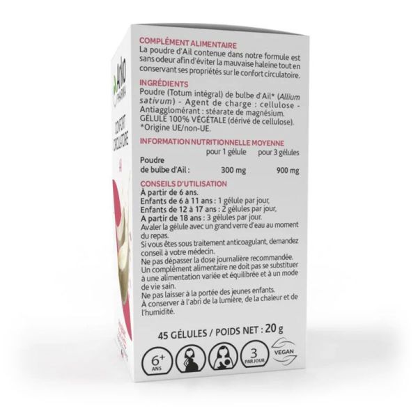 Arkopharma Arkogélules Ail confort circulatoire (45 gélules)