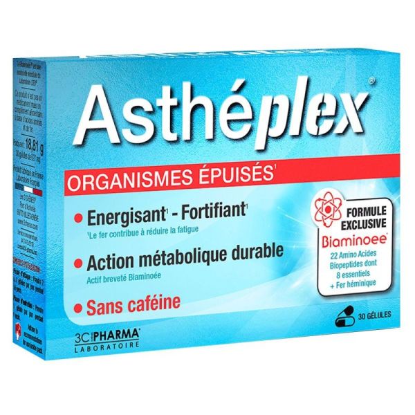 Astheplex Gél Organismes Épuisés B/30 3C Pharma