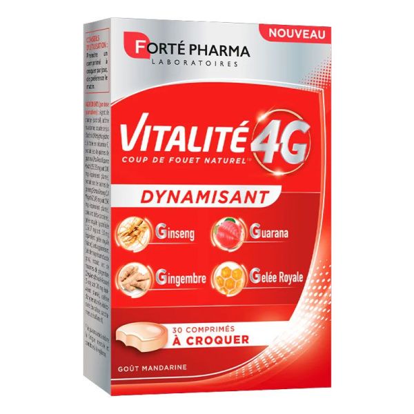 Forté Pharma Vitalité 4G Dynamisant coup de fouet naturel (30 comprimés)