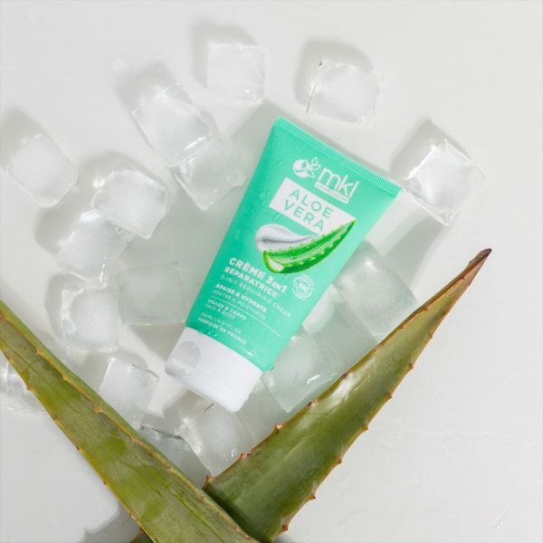 Crème réparatrice 3 en 1 à l'Aloe Vera Bio (150 ml)