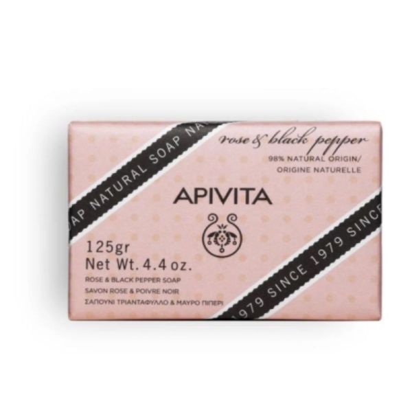 NATURAL SOAP Savon à la Rose et au Poivre Noir
