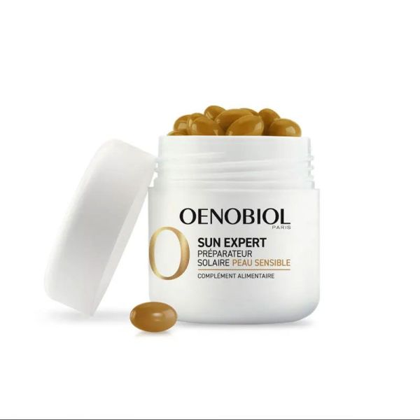 Oenobiol Sun Expert Preparateur Solaire Peaux Sensibles (2 x 30 capsules)