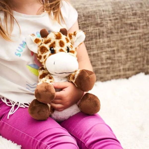 Pelucho Bouillotte sèche peluche Girafe aux grains de blé et fleurs de lavande