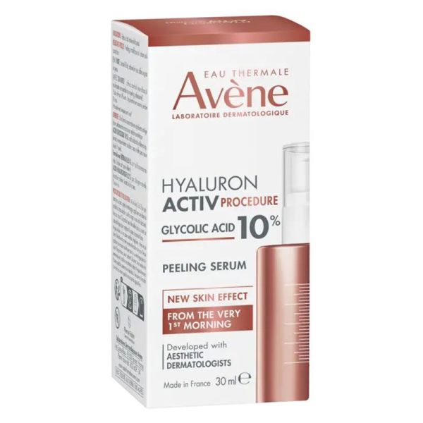 Avène Hyaluron Activ Sérum Peeling 10% Acide Glycolique (30 ml)