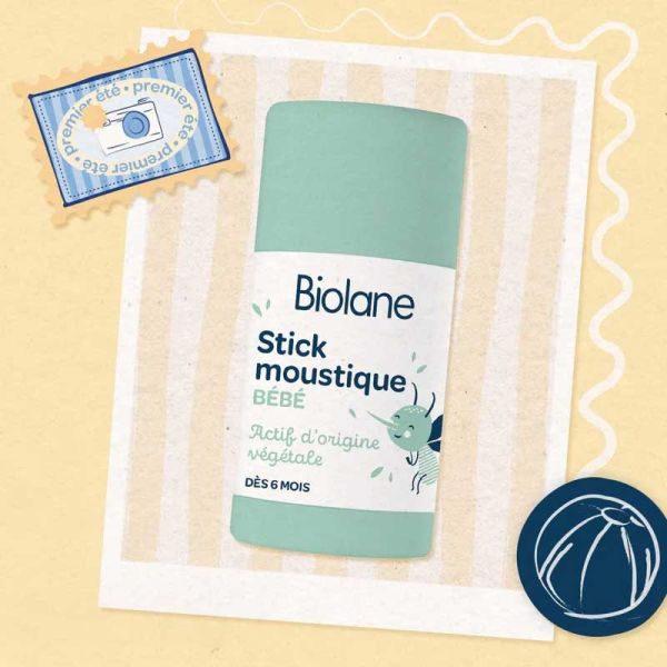 Biolane Expert Stick Moustique Bébé actifs d'origine végétale (20 ml)