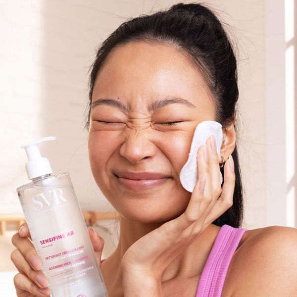 Eau Micellaire Sensifine AR nettoyant démaquillant apaisant anti-rougeurs (200 ml)