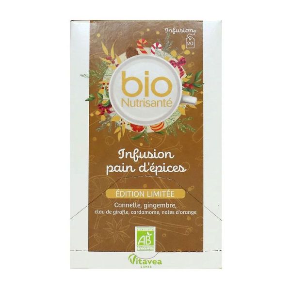 Bionutrisanté Infusion Bio Pain D'epices édition limitée (20 sachets)