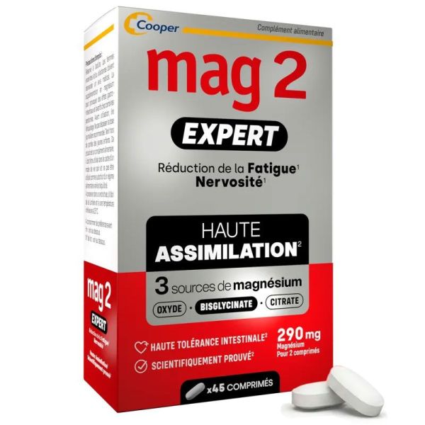 Cooper Mag 2 Expert magnésium (45 comprimés)