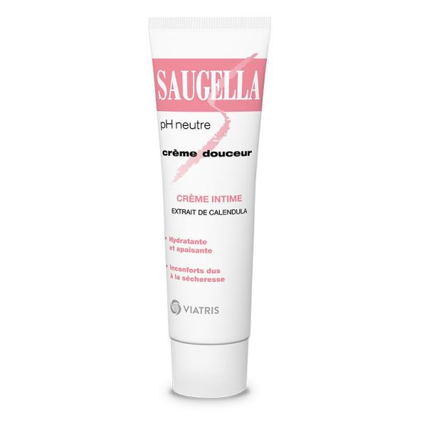 Saugella Crème Douceur crème intime hydratante & apaisante au calendula (30 ml)