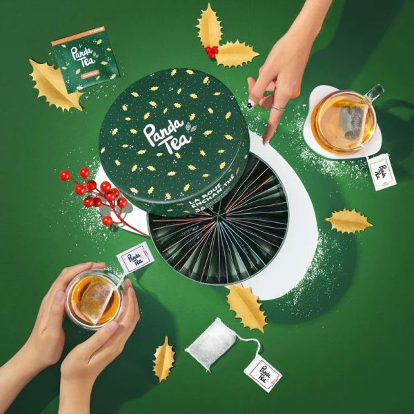 Panda Tea Coffret La Roue Enchan-Thé Dégustation Bio (30 sachets)