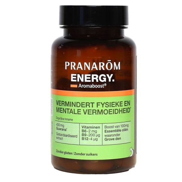 Pranarôm Aromaboost Energy (60 capsules)