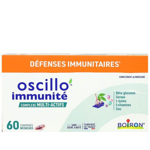 Oscillo' Immunité Complexe Multi-Actifs défenses immunitaires (60 comprimés)