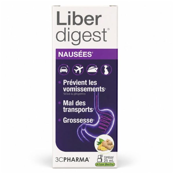 3CPharma Liberdigest Nausées spray (25 ml)