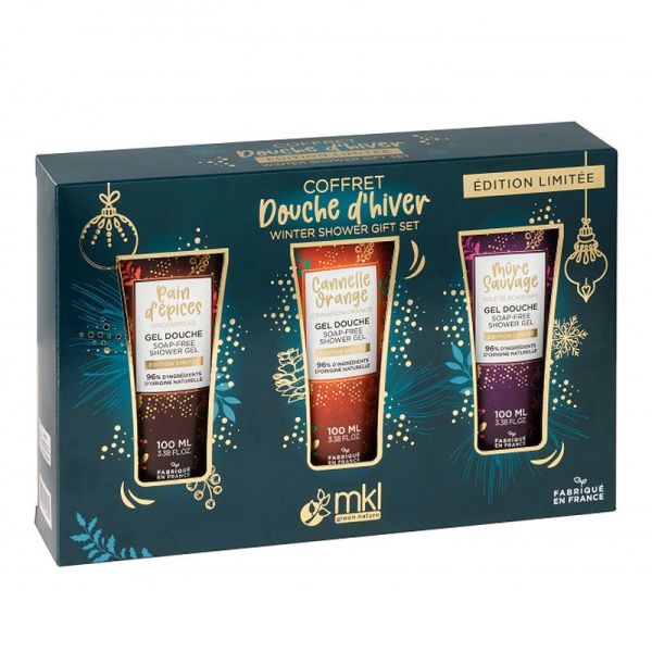 MKL Green Nature Coffret Douche D'hiver (3 gels douche) Edition Limitée