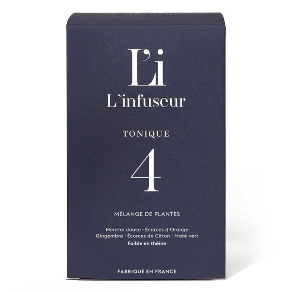 L'infuseur Infusion Tonique N°4 chaude, froide ou latte (15 sachets)