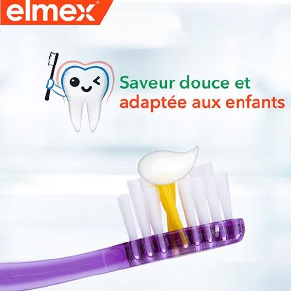 Elmex Anti-caries Professionnal Junior dentifrice enfants 6-12 ans (Duo Pack 2 x 75 ml)